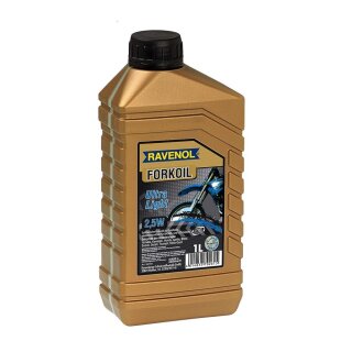 Gabel Öl Fork Oil SAE 2,5W Ravenol Gabelöl Ultra-Light 1L. (vollsynthetisch)