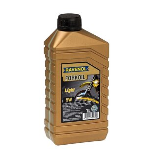 Gabel Öl Fork Oil SAE 5W Ravenol Gabelöl Light 1L. (vollsynthetisch)