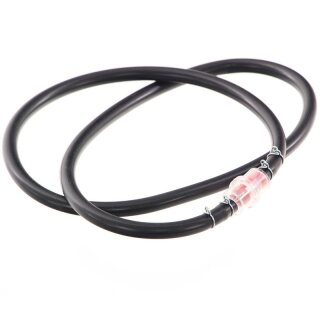 Benzinschlauch schwarz Japan Repro + Benzin Filter + Clamp + Tube Fuel - 1m - 7 x 10