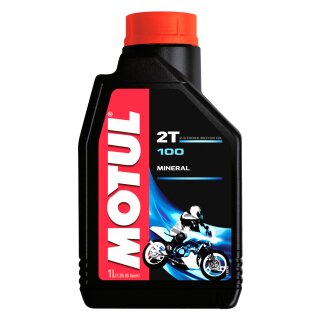 Motul 2-Takt 100 Öl Mineralisch 2T 1L. Oil Motorrad Scooter