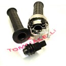 Tommaselli Gasgriff Einzug Doppelzug  Alu Verchromt 22 mm 7/8 " Lenker Throttle Gas