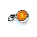 12V LED Ochsenaugen Blinker Leuchten Lenkerenden Ochsenauge Alu Chrom Vintage Classic 22mm 7/8 Zoll