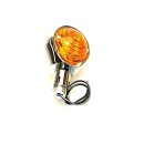 12V LED Ochsenaugen Blinker Leuchten Lenkerenden Ochsenauge Alu Chrom Vintage Classic 1 Zoll Inch