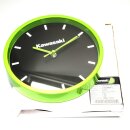 Original Kawasaki Wand Uhr Grün Wall Clock Genuine...