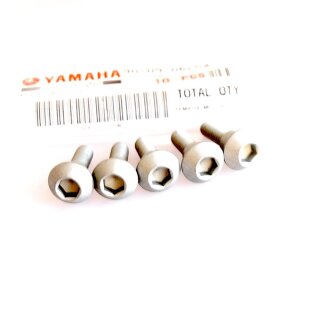 5x Orig Yamaha Schraube Bolzen Bremsscheibe Bolt Screw Disc Genuine M6