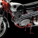 Honda CL 72 Scrambler Vintage Modell im Maßstab 1:10 Scale Model Offcl. Honda Ebbro