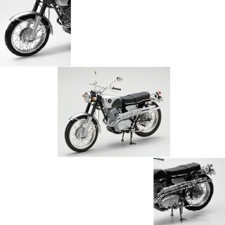 Offcl. Honda Honda CL72 Scrambler Silber  Modell Maßstab 1:10 Scale Vintage  Model