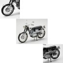 Offcl. Honda Honda CL72 Scrambler Silber  Modell...