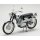 Offcl. Honda Honda CL72 Scrambler Silber  Modell Maßstab 1:10 Scale Vintage  Model