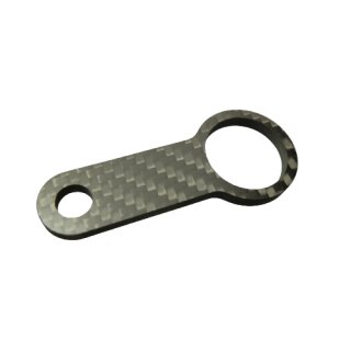 CBP Universal Carbon Zündschloss Halter 22mm Bracket Holder Ignition Switch Lock Vintage Cafe Racer