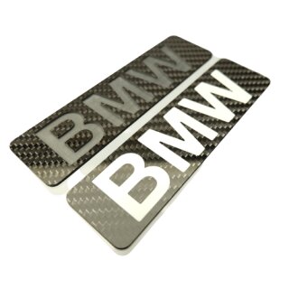 BMW R2V R 65 75 80 100  Carbon Abdeckung Gabel Emblem Cover Decal