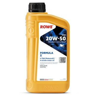 Rowe Öl HIGHTEC FORMULA SAE 20W-50 Z 1L Motorrad Öl Mineralisch