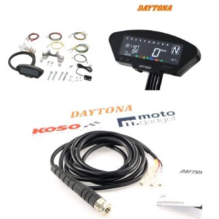 Daytona DEVA01 Digitales Multi Instrument Tacho Sensor Set Honda E-geprüft