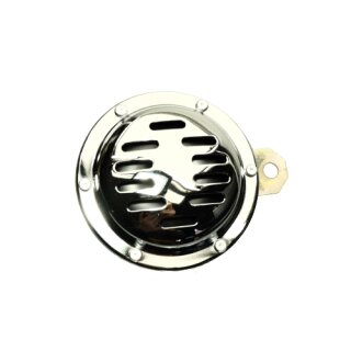 CBP Hupe Signal Horn Chrom 100mm Verchrom 12V Tellerhorn 100dB(A)