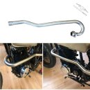 Yamaha SR 500 DIY Scrambler Auspuff & Krümmer Kit Links Hoch Edelstahl