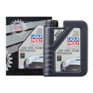 Liqui Moly Classic Motorenöl SAE 20W-50 HD 1 l Kanister Kunststoff
