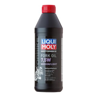 Liqui Moly Motorbike Gabelöl Fork Oil 7,5W medium/light 1 l Dose Kunststoff