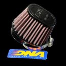 DNA Sportluftfilter Oval 54mm Gummikappe Ø 54mm, Anschluss: 87mm lang