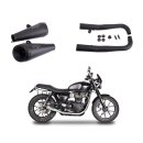 SPARK Auspuff Endschalldämpfer Schalldämpfer Kit "60 S" Triumph Street Twin 17-18 ABS