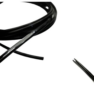 Premium Schwarzer Kantenschutz 4,2x7,1 mm 2 Meter Keder Black Trim Fuel Gas Tank