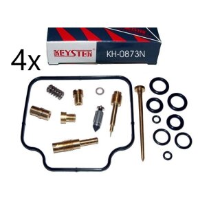 Vergaser Repartur -/ Dichtsatz 4x Carb Rep / Gasket Honda CBX550 Super Sport 81-86 KH-0873N