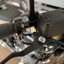 Resto-Mod CNC-Alu Lenkerschalter Taster f. Brembo PS16 und Domino Kupplungsamaturen
