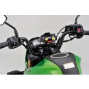 DAYTONA Halter Smartphone Handy Motorrad , M 22-29 MM mit Schnellspanner Hon Kaw Suz Yam