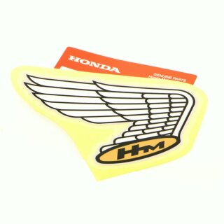 Honda Flügel Emblem Aufkleber Tankemblem Rh Decal Wing Honda Vintage