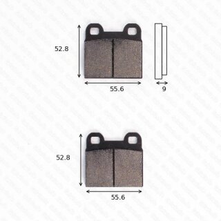 Bremsbelag Bremsbeläge Brake Pad Set  TRW/Lucas MCB 095