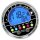 ACE-2853AP - Tachometer und Drehzahlmesser mit Kraftstoffanzeige, Alu-Gehäuse-poliert