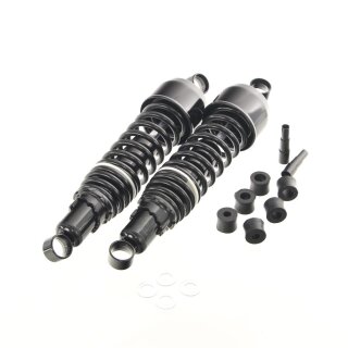 CBP Vintage Stoßdämpfer Paar Federbeine Schwarz 335 mm Rear Shock Absorber Black