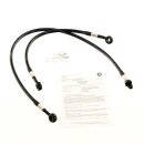 Honda CB 250 350 360 450 500 550 750 Stahlflex Bremsleitung 2 Tlg. Steel Brake Hose