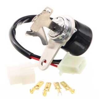 Universal Vintage Zündschloss & Halter + Stecker Bracket Holter + Ignition Switch Lock