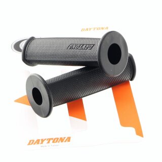 DAYTONA Lenkergriffe Rubber Grip Set Handle GGD-DELTA, schwarz