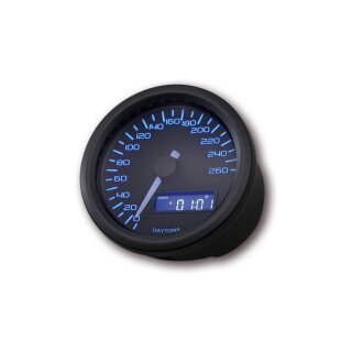 DAYTONA Digitaler Tachometer Speedometer, VELONA D. 60 mm, bis 260 km/h