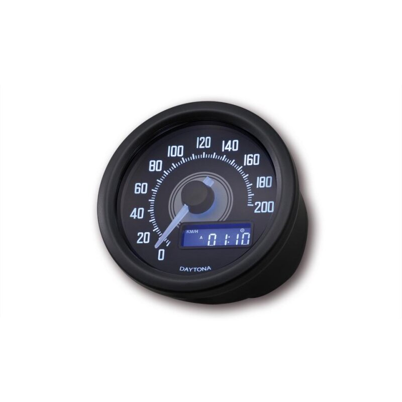 DAYTONA Digitaler Tachometer Speedometer, VELONAD. 60 mm, bis 200 km/h