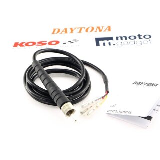 DAYTONA, Geschwindigkeitsimpulswandler M12, Gewinde weiblich, z.B. für VELONA Tachometer Speedometers Adapter