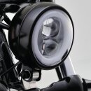 DAYTONA LED Scheinwerfer Headlight Unit NEO VINTAGE Black Bottom Mount