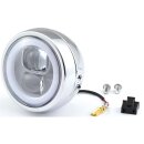 DAYTONA LED Scheinwerfer Headlight Unit NEO VINTAGE Chrome Side Mount