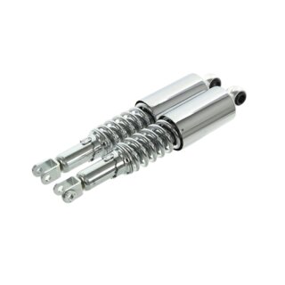 Honda CB 500 550 Four 330 mm Stoßdämpfer Federbein Paar Chrome Rear Shock Kit Japan Repro