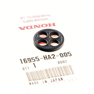 Honda Dichtung Benzinhahn 4 Loch 21,6 x 3,3  Gasket Lever Fuel Pet Cock