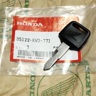 Honda CB CBR CMX GL NX PC VF VFR VT XL XR Schlüssel Rohling Kurz ORIGNAL Key Blank