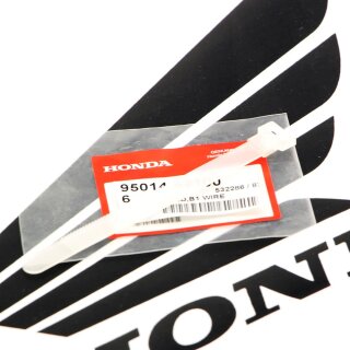 Honda Kabelbinder Lenker Mehrweg Binder Band Wire Transparent White